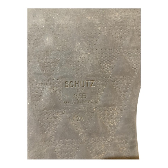 SCHUTZ Shiva Textured Sole Slides Size 8.5B - Picture 6 of 6